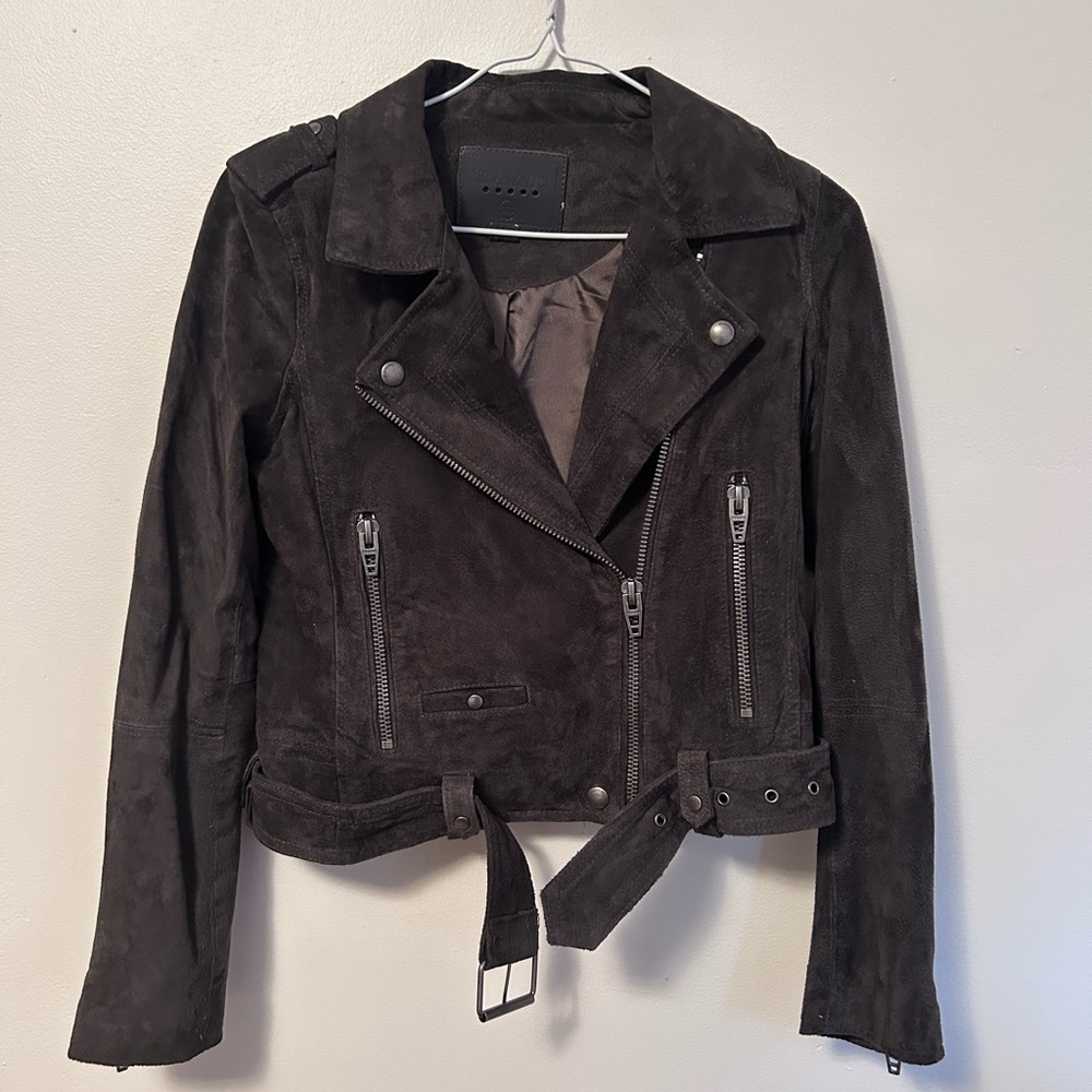 Blank NYC Suede Moto Jacket